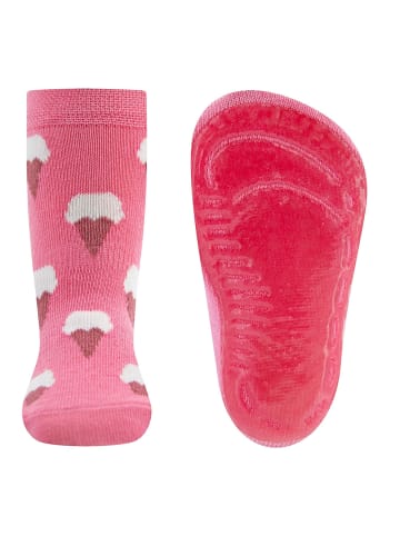 ewers Stoppersocken Eis - ohne Plüsch in sorbet pink