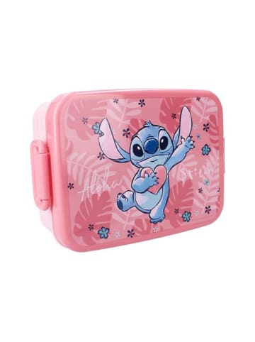 Lilo & Stitch Lilo & Stitch Lunchbox Brotbox Vielseitige Pausenbox in Rosa