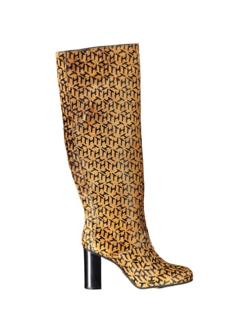 Tommy Hilfiger Beige Leder Damen Stiefel