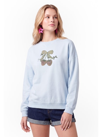myMo Women Sweatshirt in Light Blue