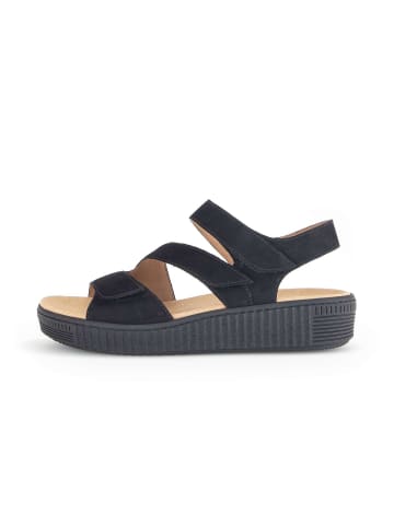 Gabor Plateau Sandalen in schwarz