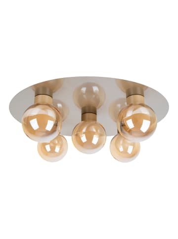 näve Deckenleuchte "DONIKA" in stahl-blank - (L)43 cm x (B)43 cm x (H)16.5 cm