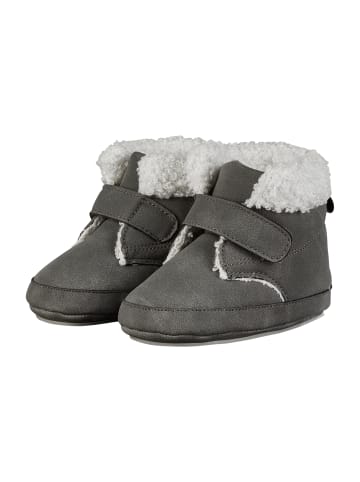Sterntaler Baby Schuhe uni in silber melange