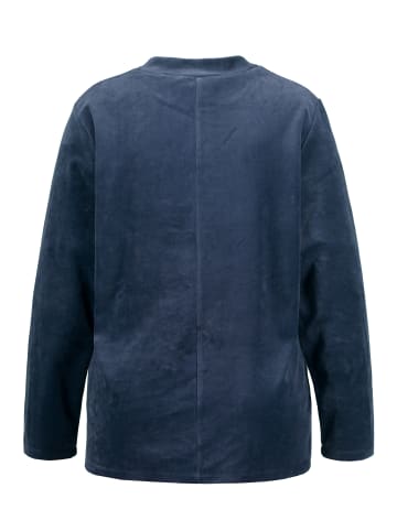 Ulla Popken Sweatshirt in steinblau