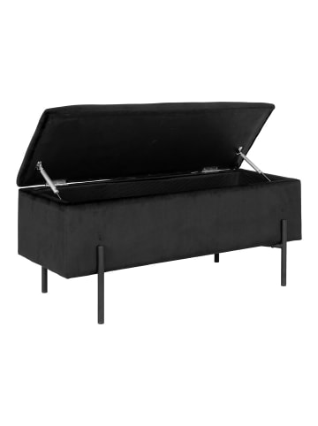 ebuy24 Sitzbank Watford Schwarz 37 x 95 cm