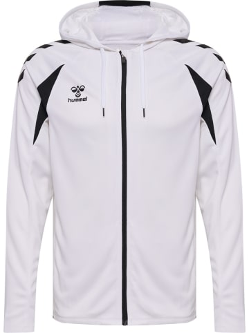 Hummel Trainingsjacke "Core 2.0 Zip Hoodie" in Weiß