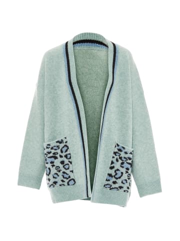 IMANE Strickjacke in Lagune