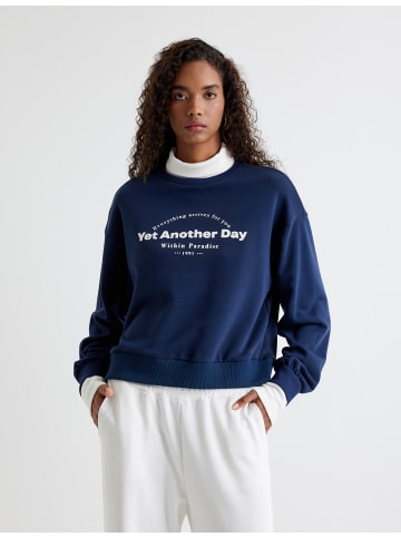 KOTON Sweatshirt in Marineblau