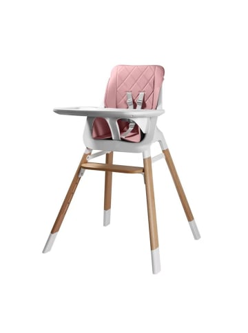 Kikkaboo Hochstuhl 2 in 1 Modo in rosa