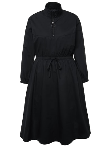 Ulla Popken Midikleid in schwarz