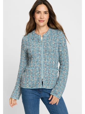 Olsen Strickcardigan in Light Teal