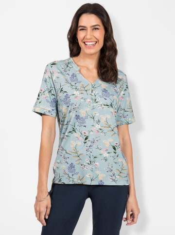 WITT WEIDEN Shirt in hellblau-bedruckt