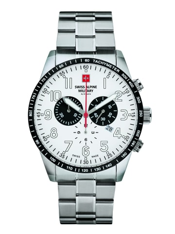Swiss Alpine Military by Grovana Chronograph für Herren in silber
