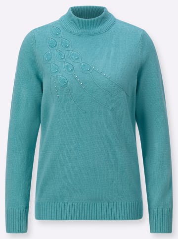 WITT WEIDEN Stehkragen-Pullover in ozean