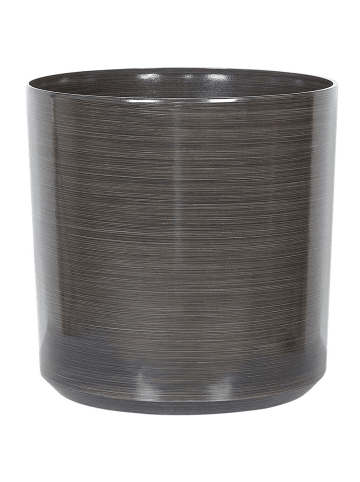 Beliani Outdoor Blumentopf VAGIA in Grau - (W) 35 x (H) 35 x (L) 35 cm