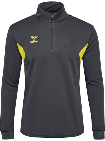 Hummel Hummel Halbreißverschluss Sweatshirt Hmlauthentic Herren in ASPHALT/SULPHUR SPRING