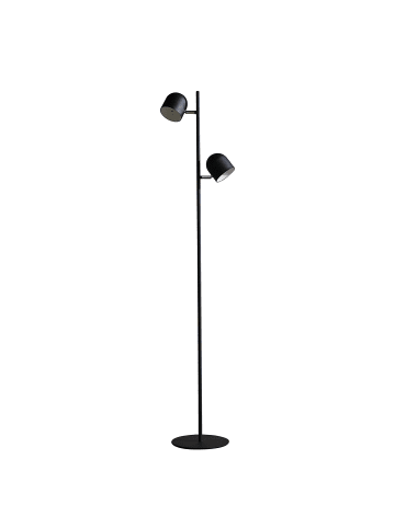 home24 LED-Stehleuchte Jon in Schwarz