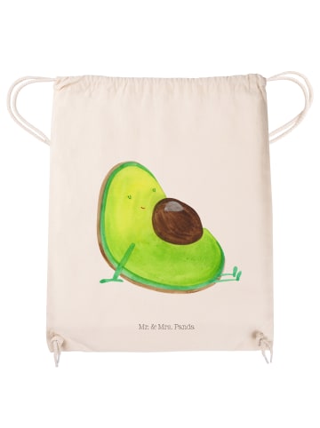 Mr. & Mrs. Panda Jutebeutel Avocado Schwangerschaft ohne Spruch in Creme