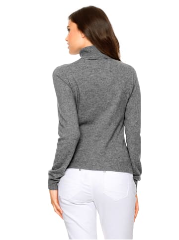 Heine Kaschmirpullover in grau-melange