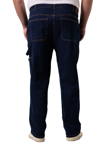 Men Plus Jeanshose in dark blue denim