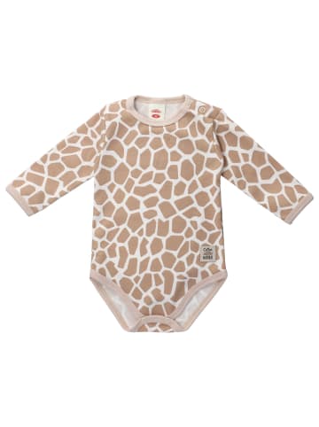 Makoma Body Langarm Giraffe in braun