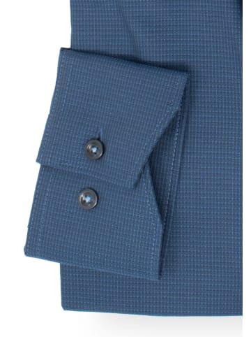 MARVELIS Modern Fit Businesshemd in Navy