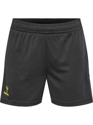 Hummel Hummel Kurze Hose Hmlactive Multisport Damen Atmungsaktiv Schnelltrocknend in OBSIDIAN/SULPHUR SPRING