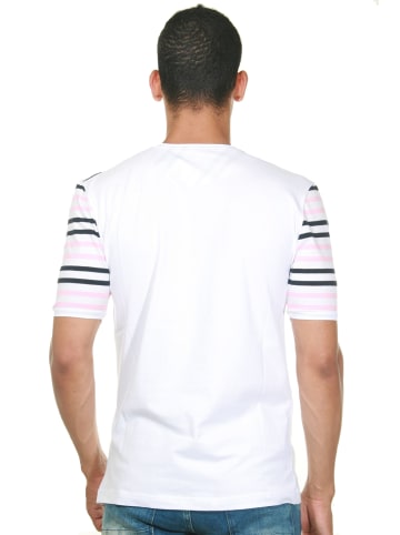 FIOCEO T-Shirt in rosa/weiss