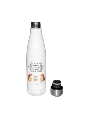 Mr. & Mrs. Panda Thermosflasche Igel Seilhüpfen mit Spruch in Weiß