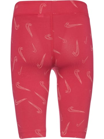 Nike Nike Damen Nike Sportswear AOP Print Leggings Shorts in very berry