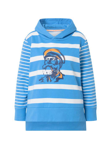 LAURASØN Sweatshirt in helles azurblau