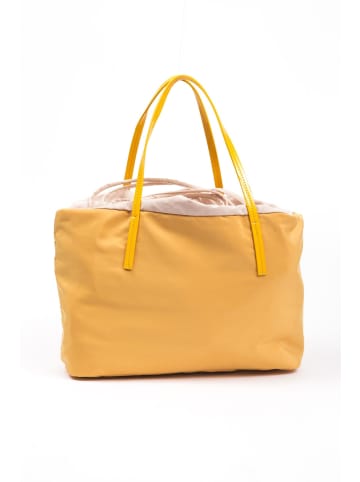 Byblos Grau Gelb Polyester Damen Schulter Tasche