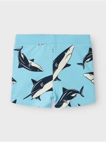 name it Shorts 2er-Set elastischer Bund Kordelzug in Grün-Blau