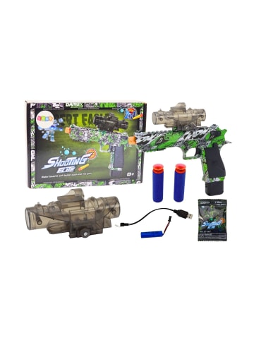 Wisam® Elektrische Wasserpistole, Wasserpfeile, 2-in-1-Pfeile, Grün