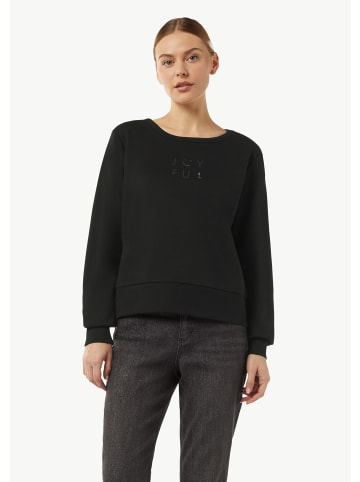 comma CI Sweatshirt langarm in Schwarz