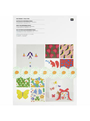 Rico Design Nonbook - Bastelpapierblock Midsommar Magic FSC MIX, 23 Blatt