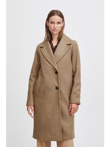 b.young Wollmantel BYCILIA COAT 3 - 20813409  Eleganter Mantel mit klassischem Schnitt in Braun
