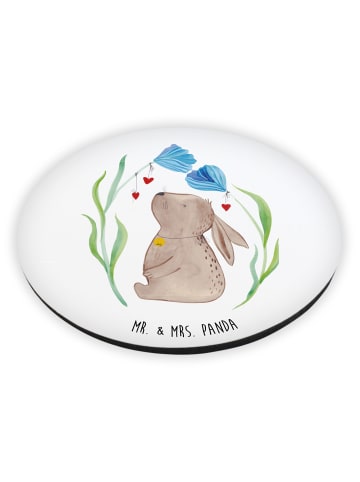 Mr. & Mrs. Panda pinnwand magnet Hase Blume ohne Spruch in Weiß