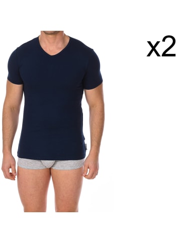 Bikkembergs 2er-Set: Unterhemd in Blue