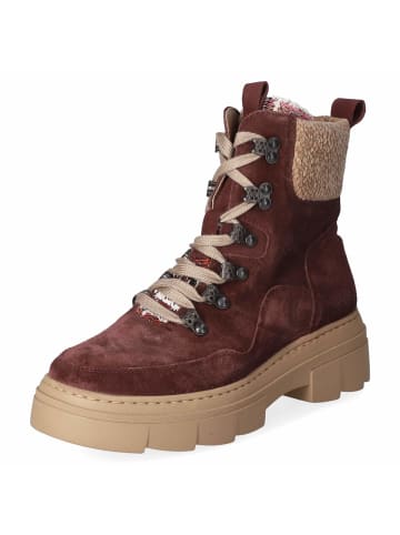 WALDLÄUFER orthopädischer Stiefel mit Warmfutter in red