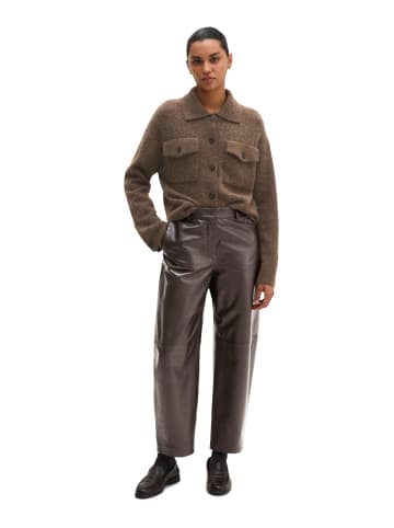 Marc O'Polo Cardigan regular in Soft Brown Melange
