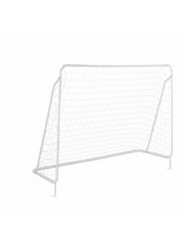 relaxdays Fußballtor in Weiß - (B)217 x (H)153 x (T)75 cm