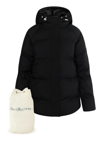 DreiMaster Maritim Anorak + Shopping Bag - Set in Schwarz