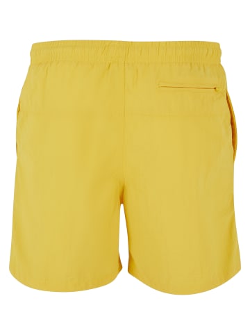 Urban Classics Urban Classics Herren Block Swim Shorts in chrome yellow