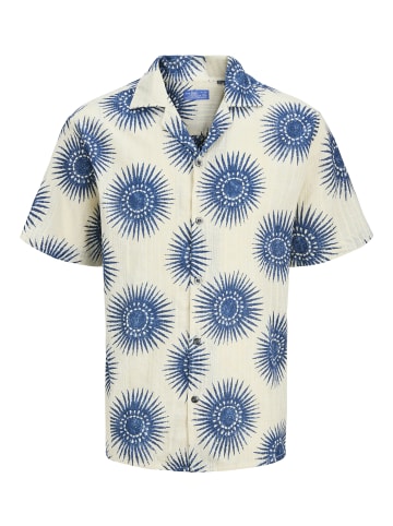 Jack & Jones Kurzarmhemd JPRBlubilbao in ecru marine