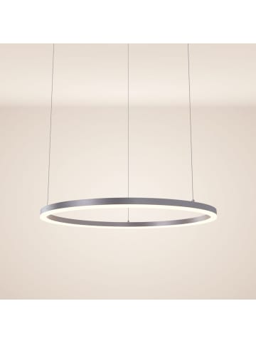 s.LUCE LED Pendelleuchte Ring 80 direkt oder indirekt 5m Abhängung in Aluminium