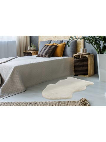 Kayoom Hochflor Teppich Estonia in elfenbein - rechteckig