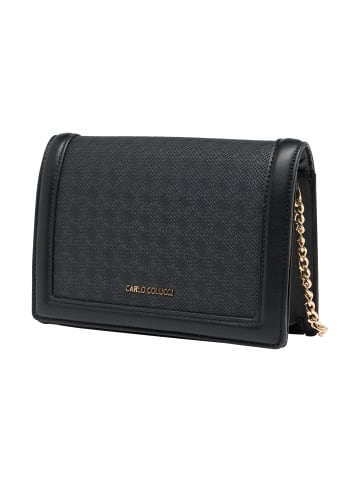 Carlo Colucci Umhängetasche di Lazzaro in Schwarz