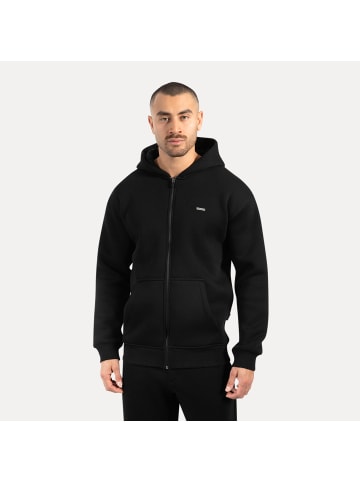 SMILODOX Zip Hoodie Ilyas in Schwarz