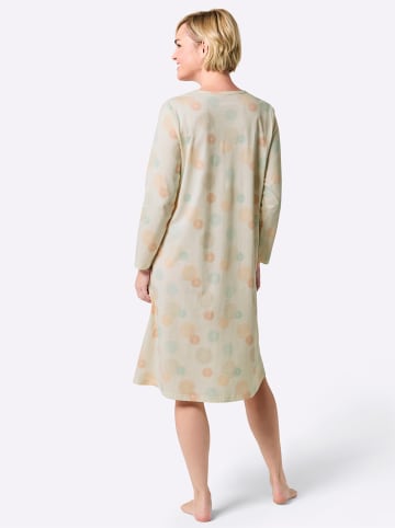 WITT WEIDEN Nachthemd in champagner-sand-bedruckt